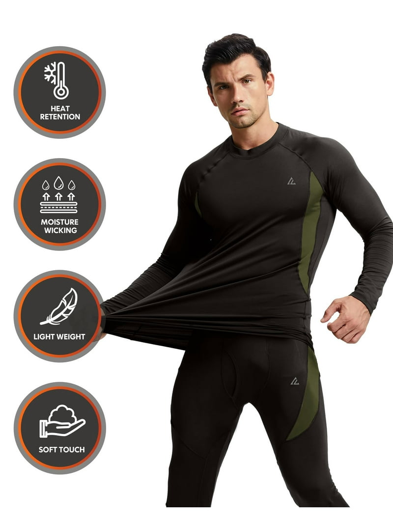 CL Convallaria Ropa Termica Hombre Frio Conjunto Termico Hombre Ropa