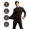 thumbnail image 4 of CL convallaria Mens Thermal Underwear Set with Fly, Long Johns Base Layer Winter Hunting Gear Sport Top and Bottom XS-4XL, 4 of 6