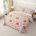 thumbnail image 3 of Erosebridal Teens Orange Basketball Bed Spread Queen,Kawaii Ribbon Bowknot Queen Coverlet Set Boys Girls, 3 of 7