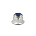thumbnail image 5 of Uxcell M6 Nylon Insert Hex Lock Nuts with Flange, 304 Stainless Steel, Plain Finish, 5 Pack, 5 of 5