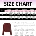 thumbnail image 3 of zaveiop Sweaters for Women Long Sleeve Fall Outfits 2025 Back Bow Knot Sweaters Round Neck Solid Knit Pullover Tops (White, M), 3 of 7
