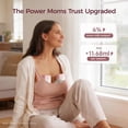 thumbnail image 2 of Momcozy Breast Pump S12 Pro Quick, Hands-Free Wearable & Wireless Pump, with DoubleFit Hybrid Flange, 3 Modes & 9 Levels Electric Pump Portable, Smart Display, 24mm Flange, 2 Count, Cozy Pink, 2 of 8