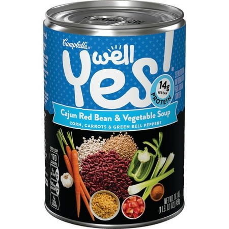 (3 Pack) Campbell's Well Yes! Cajun Red Bean & Vegetable Soup, 16.1 oz.
