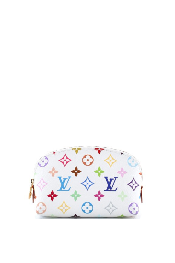 Pre-Owned x Takashi Murakami Cosmetic Pouch Monogram Multicolor PM By Rebag