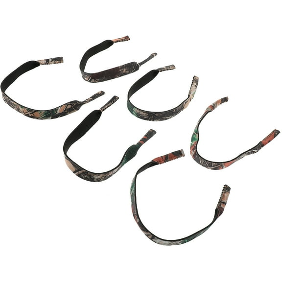 Worgeous Men Eyeglass Straps Eyewear Holders Assorted Color 6Pcs