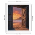 thumbnail image 2 of Paint By Numbers Kit for Adults Beginner - DIY Sunset Beach Wooden Doorway View Canvas Painting Kits for Adults, Frameless Paint By Number for Adults for Home Wall Decor 16x20 Inch, 2 of 7