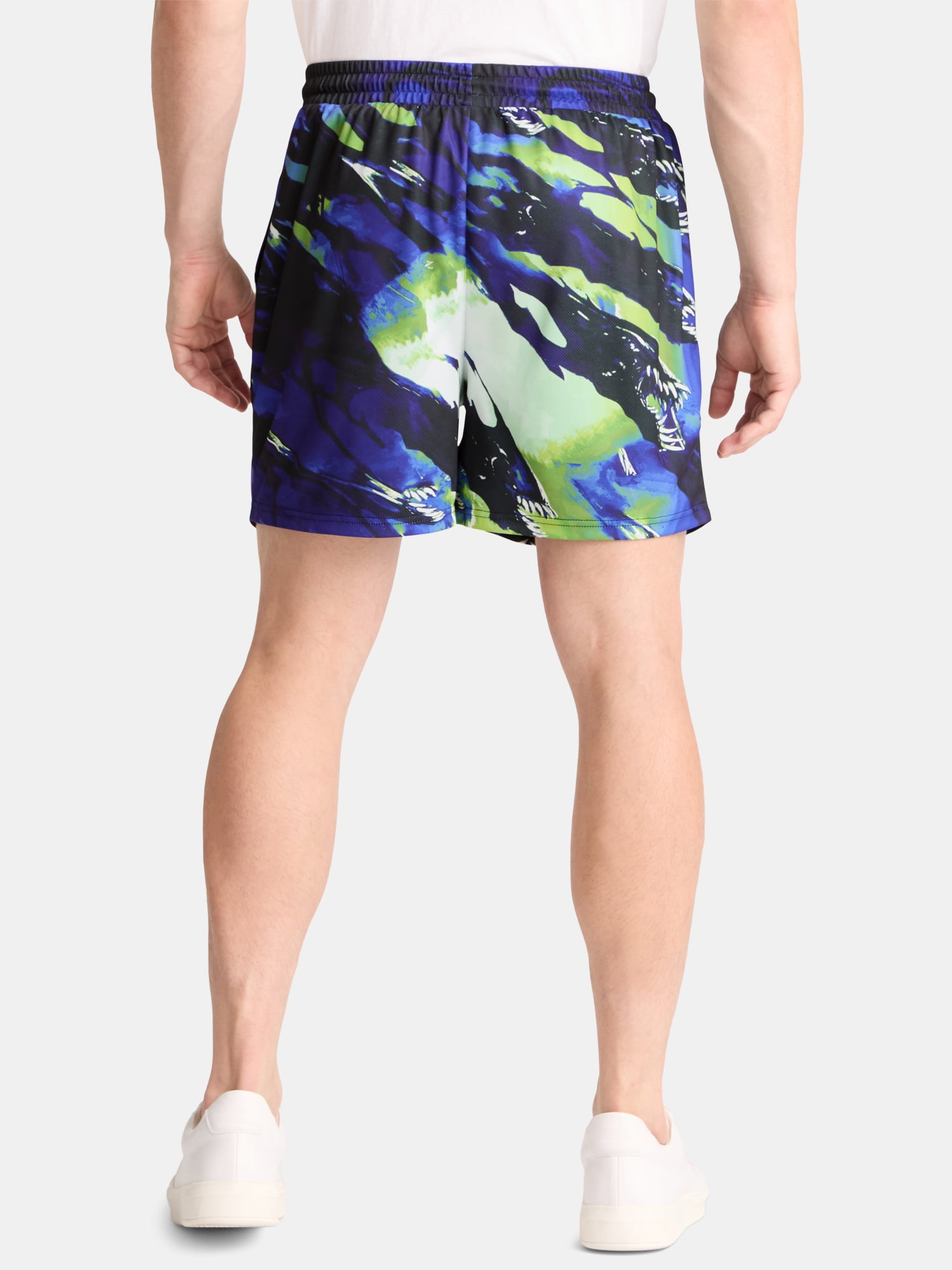Marvel Venom Men's and Big Men's Graphic Basketball Shorts, Sizes XS-3XL