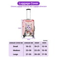 thumbnail image 5 of Happy Valentine's Day American Shorthair holding flowers Travel Luggage Cover Cat Lover Kitten Owner Gifts Suitcase Dust Protective Decor - 3005, 5 of 5