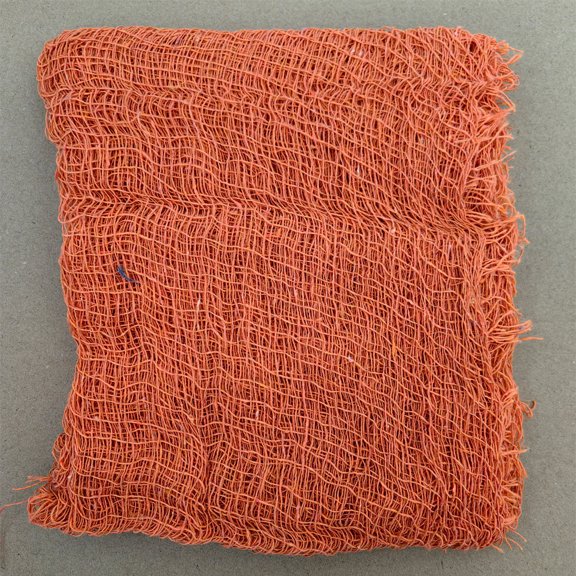 JeashCHAT 30"x72" Halloween Creepy Cloth Scary Halloween Gauze Cloth Spooky Cloth for Halloween Party Supplies Decorations Outdoor Yard Wall Doorway Home Decor, Orange