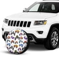 thumbnail image 4 of Kll Cartoon Monster Trucks1 Tire Cover,Universal Wheel Tire Cover For Trailer, Rv, Suv, Truck,Camper And Many Vehicle,(), 4 of 8