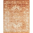 thumbnail image 1 of Unique Loom Isabella High-Low Pile Area Rug 7' 10 x 10' Rectangle Rust Red/Ivory, 1 of 2