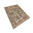 thumbnail image 6 of Trans-Ocean Imports RVIR8765311 23 in. x 7 ft. 6 in. Liora Manne Riviera Happy Words Indoor & Outdoor Rug - Taupe, 6 of 6