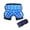 Blue, variant on Hip and Butt Protector Pad Set, Protective Gear with Knee, Elbow, Wrist Pads for Skiing, Snowboarding, Skating, Ages 3-7