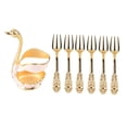 thumbnail image 1 of Coffee Spoon Holder, Stable Light Swan Style Rich Details Mirror Finish Coffee Stirrers Holder  For Cafe, 1 of 7