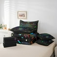 thumbnail image 5 of YST Ensemble de Couette Libellule avec Draps, 7 Pcs, Boho Soleil Lune, Très Grand, 5 of 5