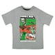 thumbnail image 2 of Camiseta Minecraft para niños, paquete de 3 unidades, Steve, Creeper, esqueleto, talla 5/6, 2 of 9