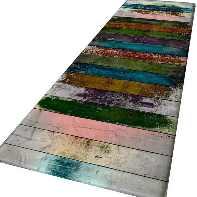 AMERTEER 3D Printed Thickened Flannel Fabric Area Rug Non-Slip Backing Bath Rug 15.7” x 23.6”