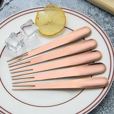 

Cocktail Forks 4-Piece Appetizer Forks Stainless Steel Small Forks for Fruits Cheese Appetizers