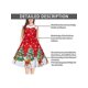 thumbnail image 4 of Lucakuins Vestido de mujer, vestido midi de encaje sin mangas con cuello redondo y estampado de estilo navideño para fiesta navideña Lucakuins  moda, 4 of 9