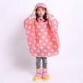 thumbnail image 2 of LIZENG Toddler Raincoat Spring Summer and Autumn Windproof and Rainproof Outdoor Sports Toddler Clothing Little Girls Coats, 2 of 7
