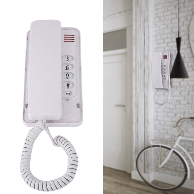 Pintar Teléfono Incentuoso Teléfono De La Oficina Con Función De Rayo Y Circuito Silencioso Para El Conjunto De La Pared O La Mesa Del Hotel Y El Hogar