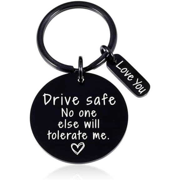 Easter Gifts for Adults, Valentines Day Gifts, Anniversary for Men Him Husband Long Distance Relationship Gifts for Boyfriend Drive Safe Keychain for Boyfriend Him Husband Birthday Gift Ideas
