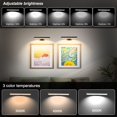 thumbnail image 2 of Luz para cuadros EUIOKUN, paquete de 4, inalámbrica, con control remoto y regulable, 2 of 6
