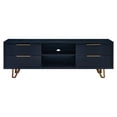 thumbnail image 4 of SEI Furniture Malone 63" TV Stand in Ebony, 4 of 5