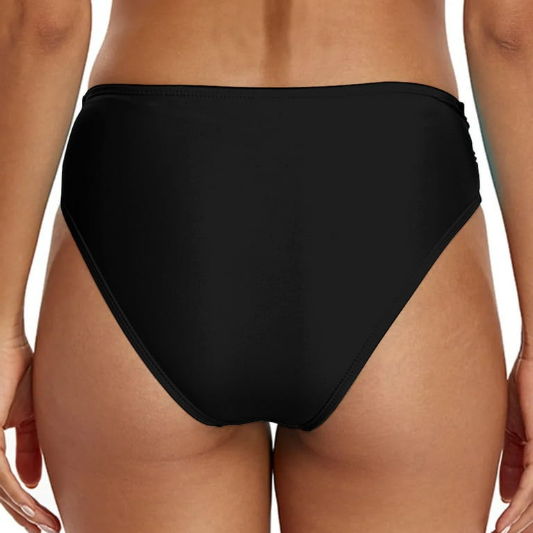 Daznico Women's Swim Shorts Casual Ethnic Printed High Waist Swimsuit  Shorts Loose Tight Belt Sports Yoga Shorts Bikini Bottom Front Ruched  Bathing