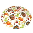 thumbnail image 2 of Kll 30" Christmas Tree Skirt Thanksgiving Turkey Xmas Tree Skirts Mat For New Year Xmas Holiday Party Indoor Outdoor Home Decoration, 2 of 9