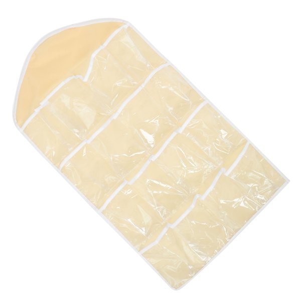 unbranded Organizador De Beige Con 16 Compartimentos Para Ropa Y Accesorios Colgante