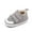 Grey, variant on Otqutp Children Solid Color Shoes Baby Boys Girls Sneakers Cute Cartoon Walking Shoes Sticky Straps Flat Bottom Shoes Lightweight Shoes