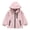 Pink, variant on Girls Hooded Jacket Waterproo𝖿 Windbreaker Lightweight Rain Coat Pockets 3-14 Years Kids Outerwear Rainwear Spring Autumn Trench Coat