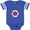 Football Blue and White, variant on Inktastic Nautical Big Brother Boys Baby Bodysuit