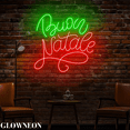 thumbnail image 3 of Glowneon Buon Natale Neon Sign, Italian Christmas Party Led Wall Art, 3 of 5