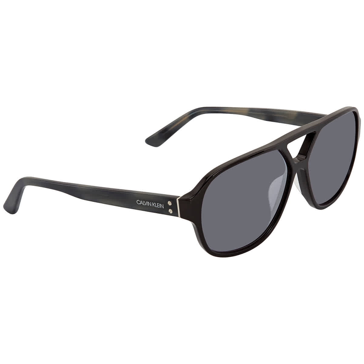 Calvin Klein Grey Mirror Square Men's Sunglasses CK18504S 001 59 -  