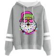 thumbnail image 1 of WILLBEST Sudaderas de Mujer Sudadera con Capucha y Cordón con Estampado Navideño Informal para Mujer 159 Grande, 1 of 3