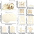 thumbnail image 3 of pdqouc Clearance 3D Wooden Puzzles Halloween House for Adults Brainteaser and Puzzle for Halloween/Birthday Gifts for Adults and Teens to Build Combination DIY Educational Desk Toy, 3 of 7