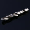 thumbnail image 1 of Hex Shank Drill Tap Taper Drill Bit M8 Drill M8 Taper Drill Hex Handle Tap Drill Bits M8 HSS 1/4" Hex Shank Drill & Tap Taper Drill Bits Power Tool Part, 1 of 3