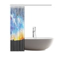 thumbnail image 2 of WOPOP Watercolor Starry Night Bathroom Waterproof Fabric Shower Curtain 60x72 inches, 2 of 2