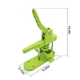 thumbnail image 2 of Button Maker Machine Replaceable Pin Badge Maker Set Button Maker Badge Punch Press Machine 25/32/37/44/58/75MM Replaceable Mold, 2 of 6