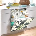thumbnail image 2 of Yayeee Magnetic Dishwasher Cover for The Front Decoration Home Kitchen Machine Sticker Protector, Navy Flower, 2 of 6