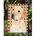 thumbnail image 3 of Carolines Treasures SC9216GF 15 x 15 In. Labrador Yellow Fall Leaves Portrait Flag- Garden Size, 3 of 3