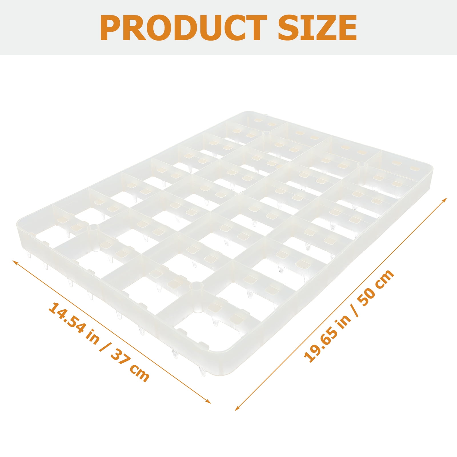 WHAMVOX  Professional Egg Incubator Tray Transportation Holder White