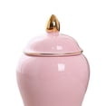 thumbnail image 2 of Kitchen Canisters Container Ceramic Food Storage Jar for Coffee canister jar tea Beans Spice Pink, 2 of 9