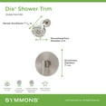 thumbnail image 3 of Symmons 3591BBBZ15TRM Dia Hydromersion Shower Only Trim Package - Bronze, 3 of 7
