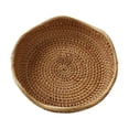 thumbnail image 4 of Cesta de ratán tejida a mano, bandeja de almacenamiento para decoración del hogar, cuenco tejido S, 4 of 9