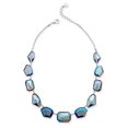 thumbnail image 1 of Alfani Collier Multi-Pierres en Argent Massif (17+2), 1 of 2