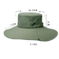 thumbnail image 2 of Hgrintd 2024 Hat for Solid Colour Shade Sun Hat Fisherman's Hat Sun Hat Men's Summer Hiking Sun Hat,Beige-On Clearance, 2 of 4