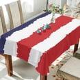 thumbnail image 4 of Coolnut Independence Day Rectangle Tablecloth Spill-Proof Polyester Table Cloth Table Cover for Kitchen Dining Picnic Holiday Party Decoration,54"x54", 4 of 7